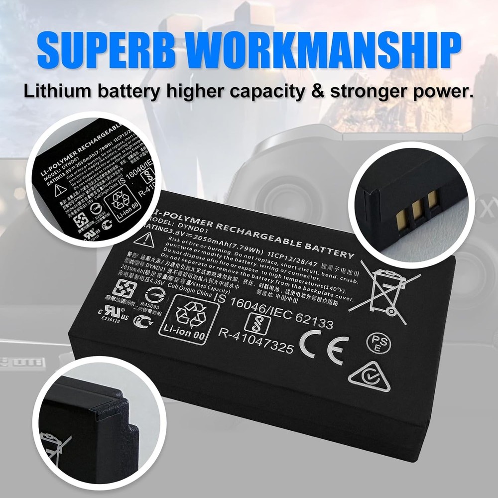 Battery DYND01 For Microsoft XBOX Elite Series 2 1797 Controller