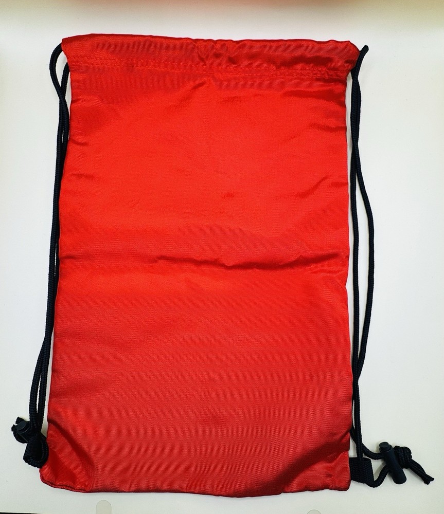 American Be Red Cross Ready Emergency Preparedness Empty Drawstring Bag 17"