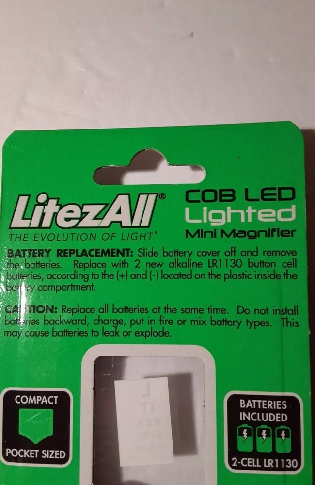 Promier LitezAll COB LED Lighted Mini Magnifier