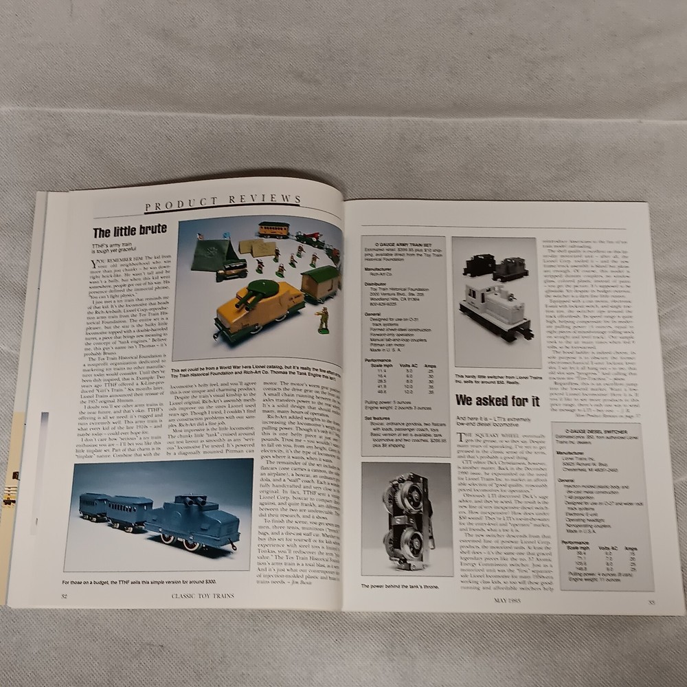 Classic Toy Trains Magazine May 1993