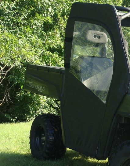 2002-2008 Polaris Ranger 500 and 700 Soft Doors and Back Panel combo