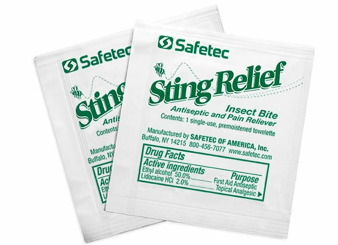 STING RELIEF WIPES - 10 PACK
