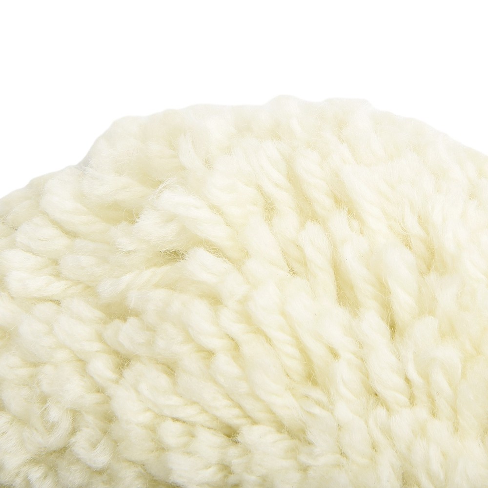 Polishing Pad Wool Power Tool Practical Pure Natural Self-adhesive 1 Pcs