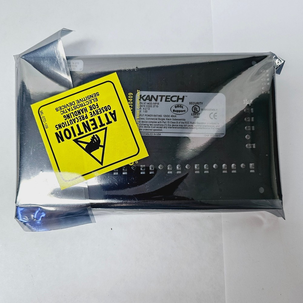 KANTECH KT-MOD-INP16 16-Zone Input Expansion Module NEW