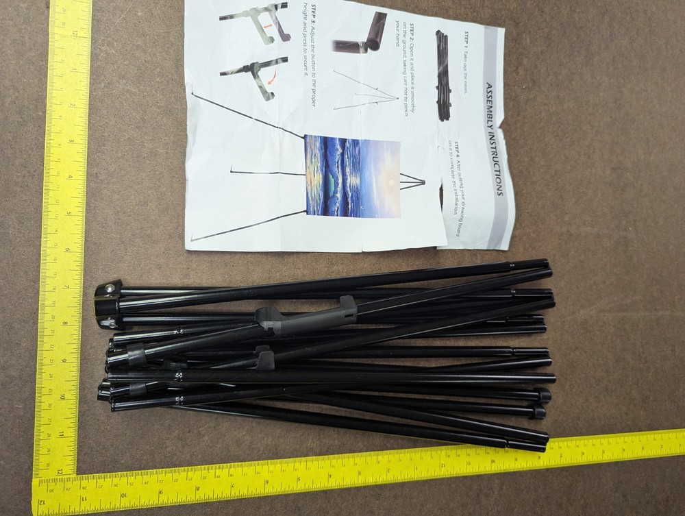 Nicpro Portable 63" foldable Easel With Compact Carrying Case.
