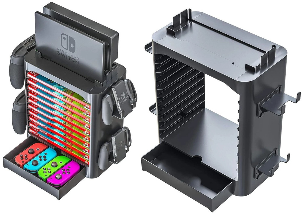 Skywin Game Storage Tower for Nintendo Switch - Nintendo Switch Game Holder