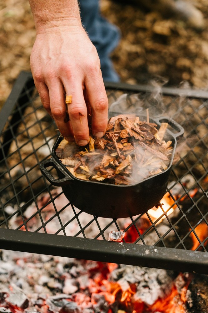 Cast Iron Smoker