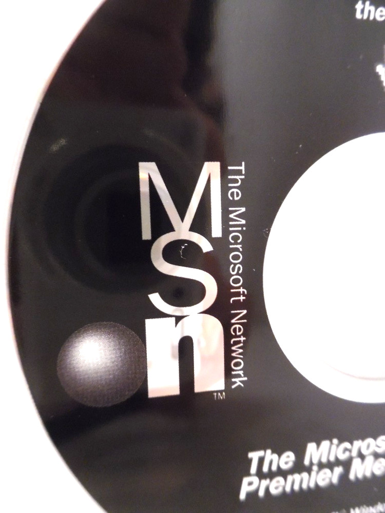 Vintage 1996 MSN - The Microsoft Network Premier Membership CD