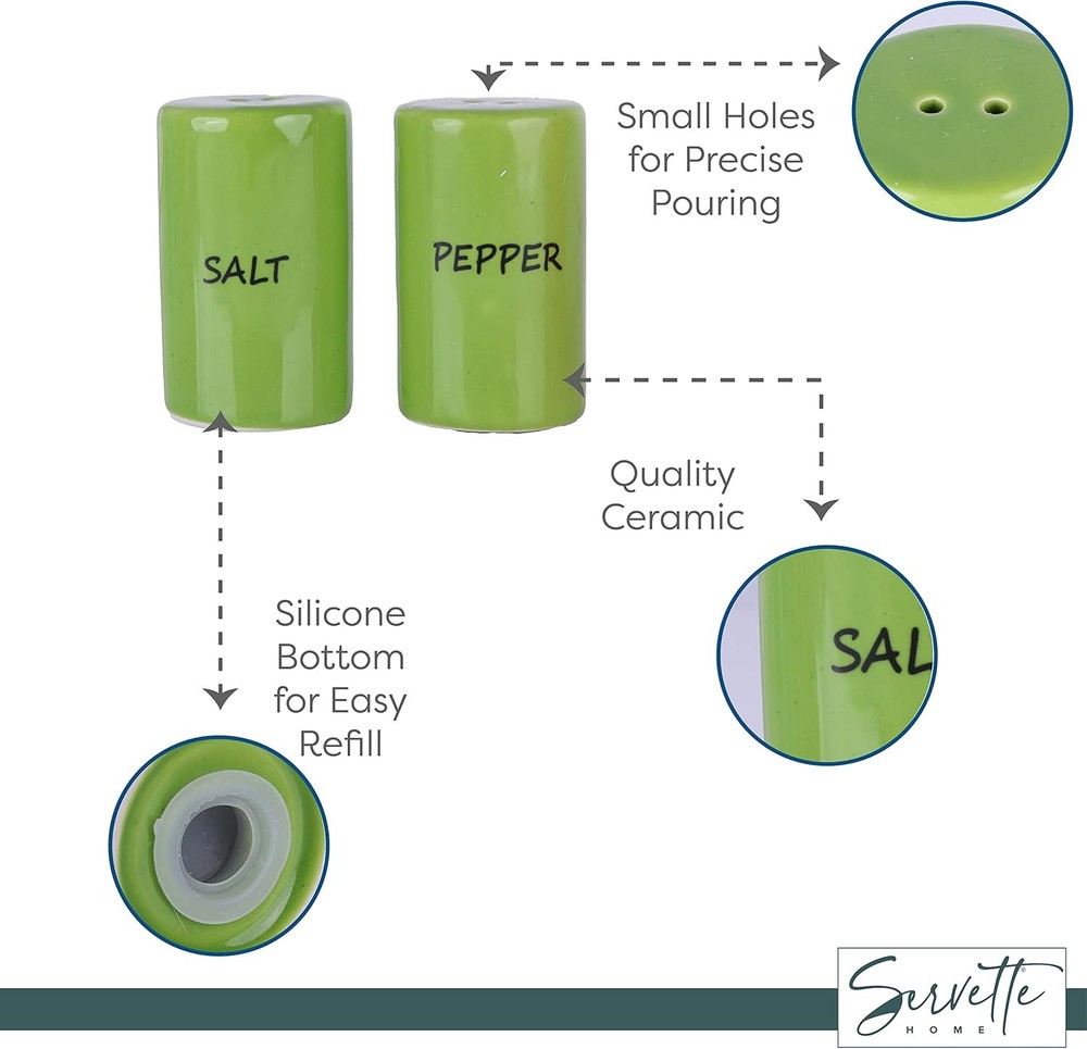 Salt & Pepper Shakers Ceramic