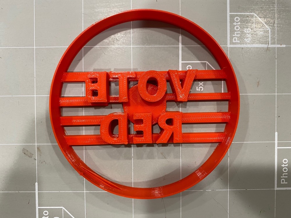 Vote Red Cookie Cutter