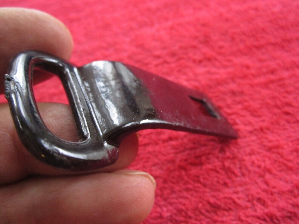 3 VINTAGE HORSE HAMES HARNESS STRAP LOOP HARDWARE TACK UNKNOWN PART, NOS