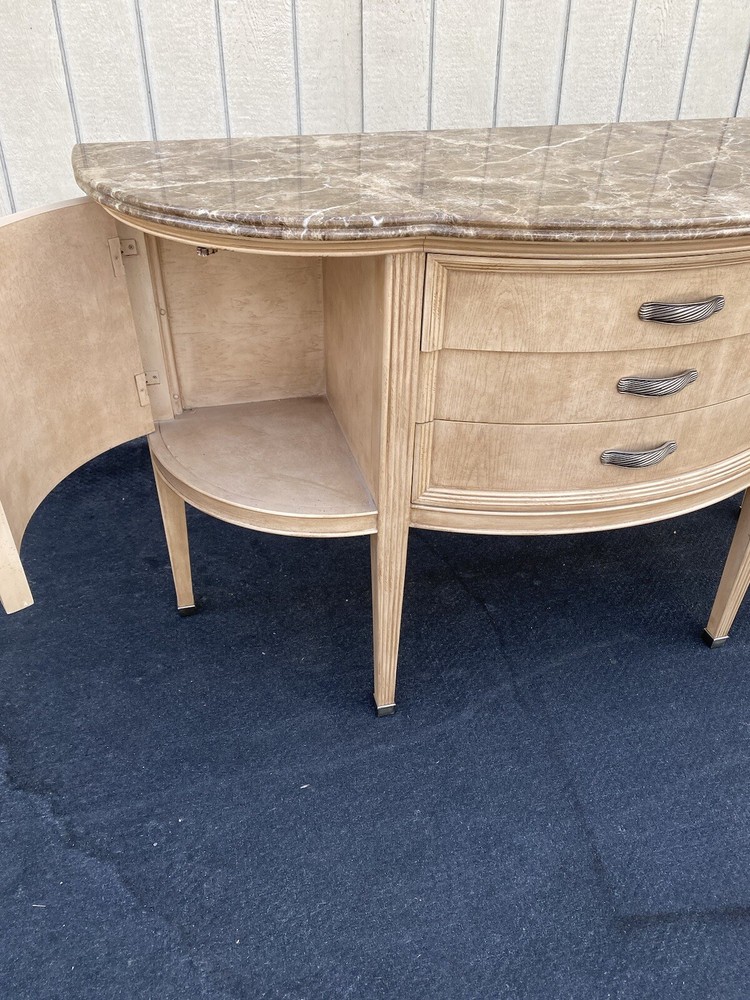 64646 Bernhardt Marble Top Server Sideboard Buffet