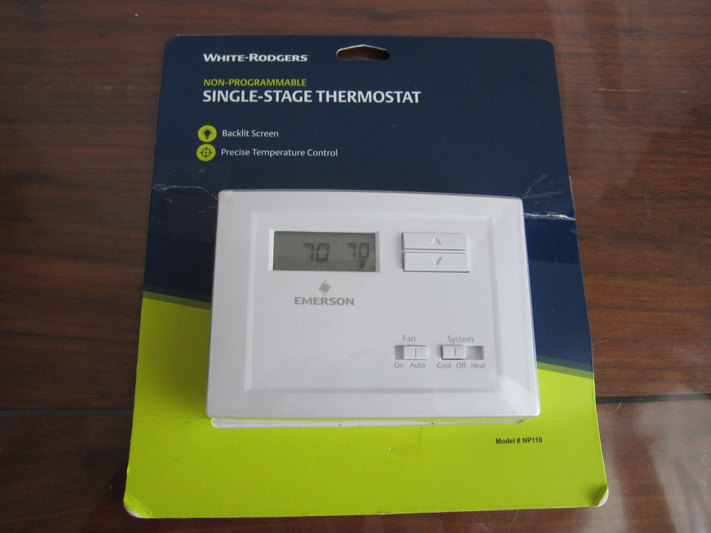 Thermostat White-Rodgers Non-programable Single-Stage