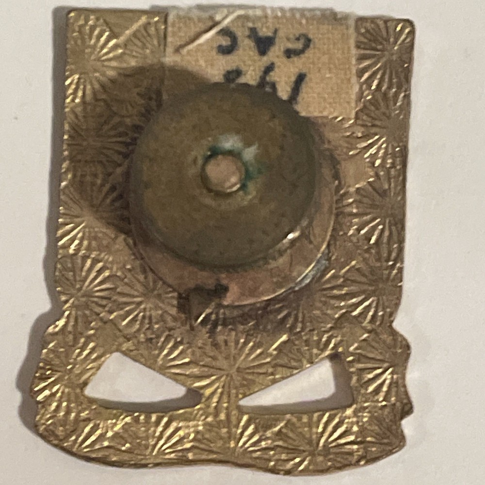 WWII DUI, 197th Field Artillery, Screwback