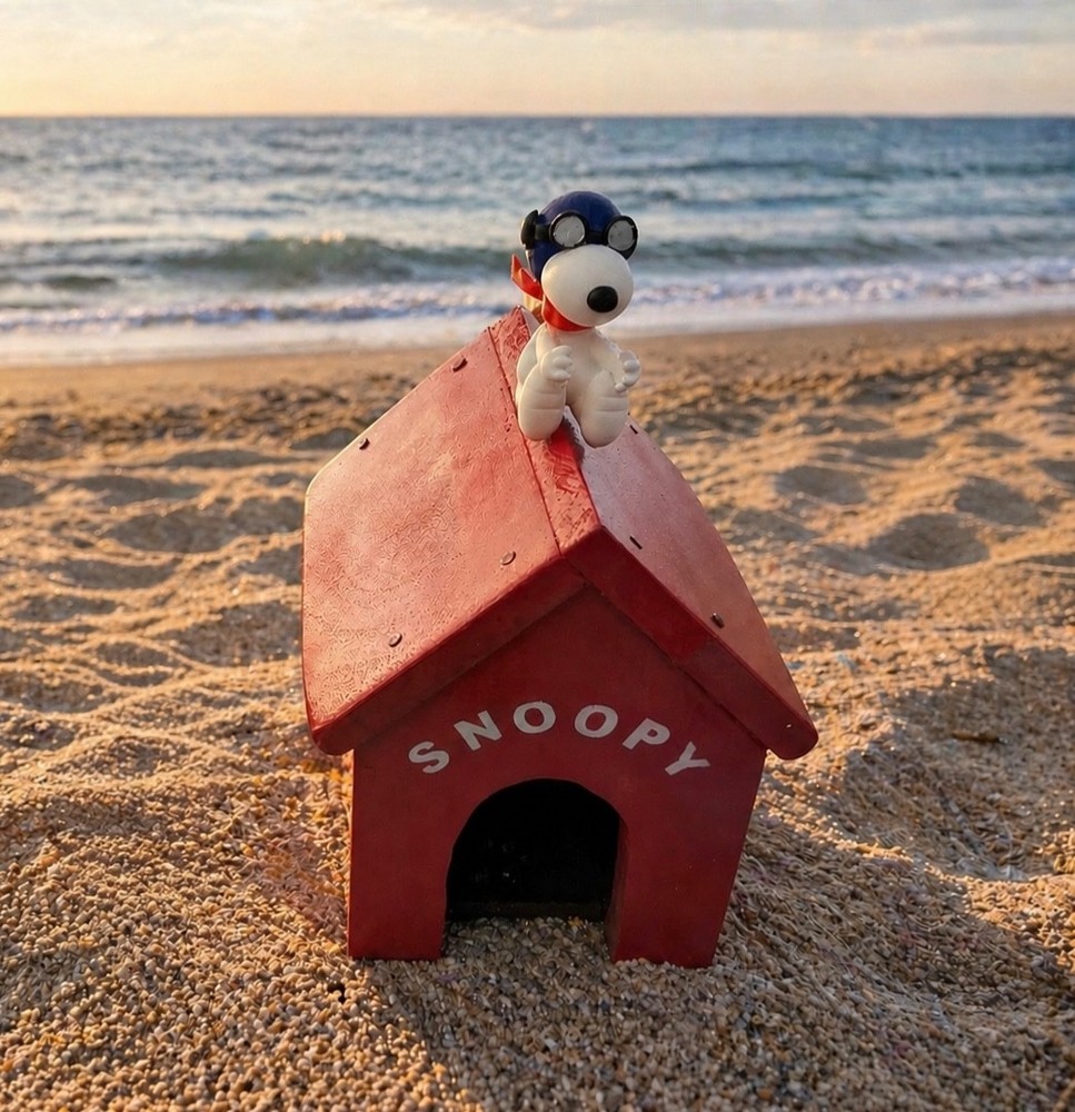 Snoopy custom made doghouse