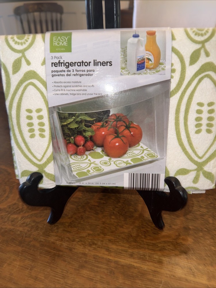 Reusable Fridge Bin Liners 3 Pack 12” x 24” machine washable! Envision Home