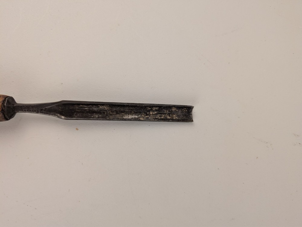 Vintage Wood Working Chisel Wood Handle