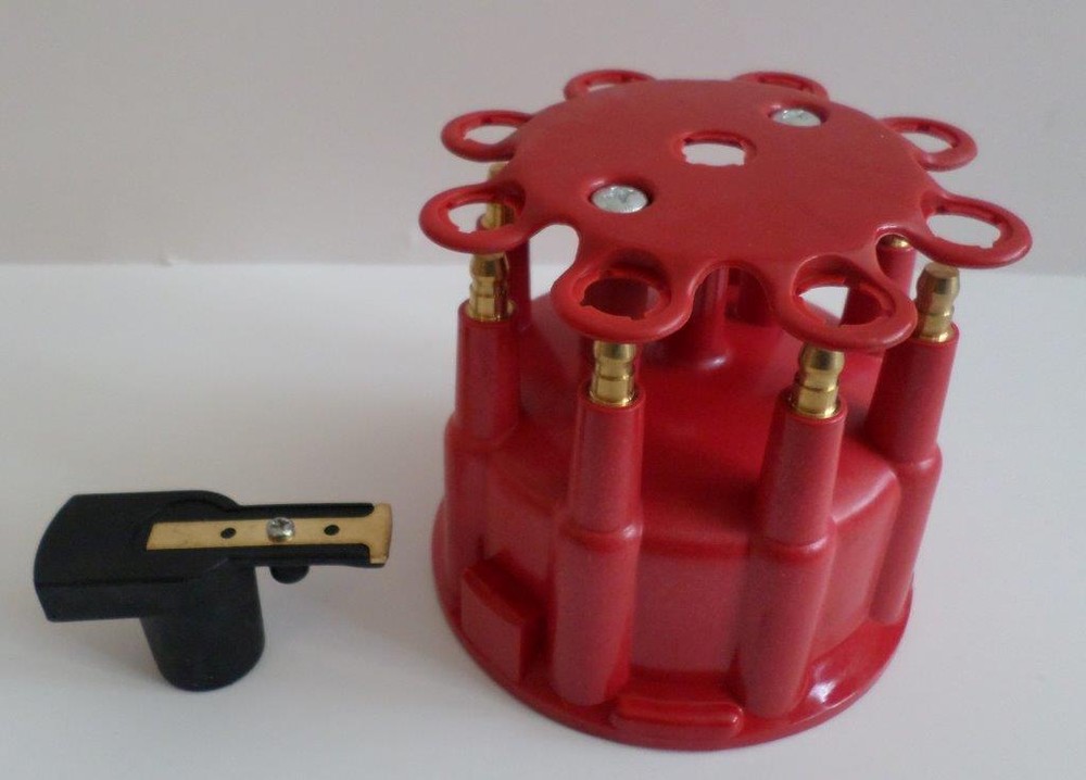 RED Ready-To-Run/Pro Billet Replacement Distributor Cap & Rotor Top Street Perf.