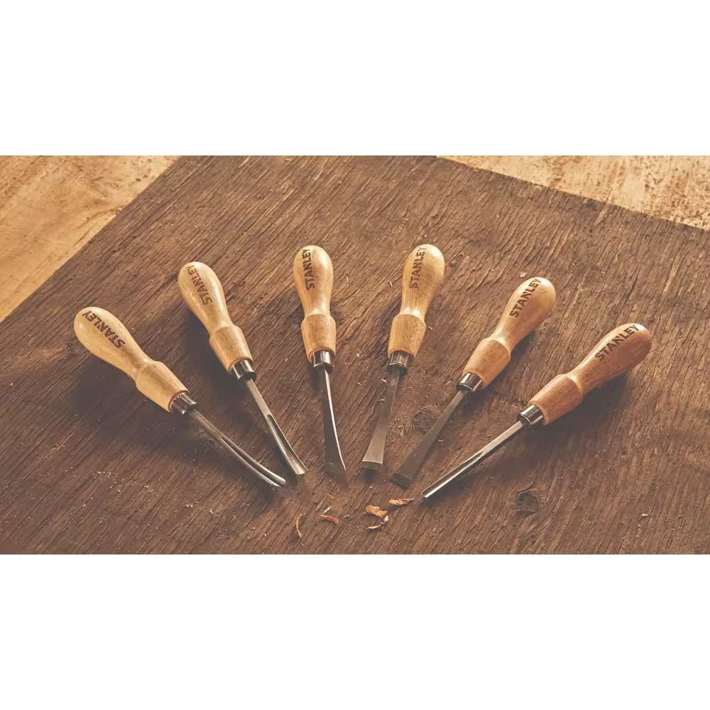 Wood Carving Set (6-Piece)
