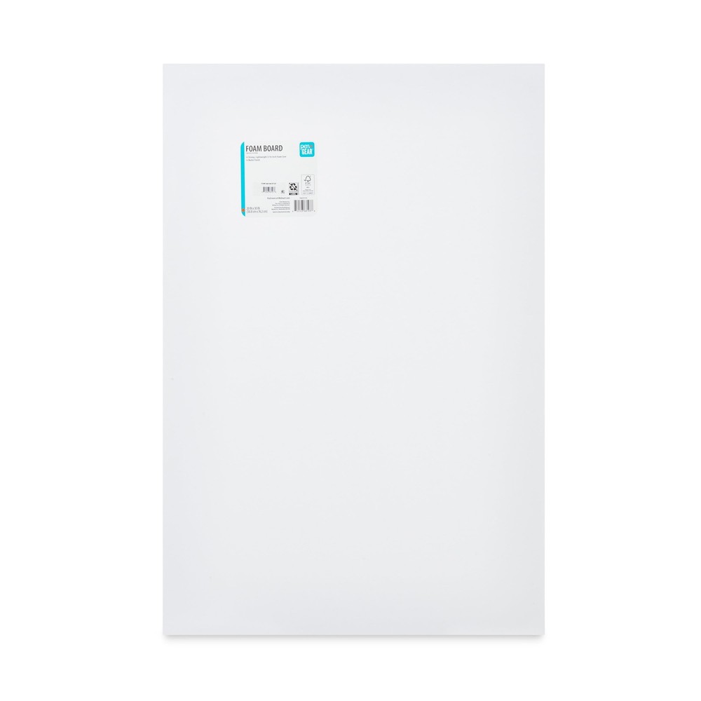 (5 pack) White Foam Board, 20" x 30"