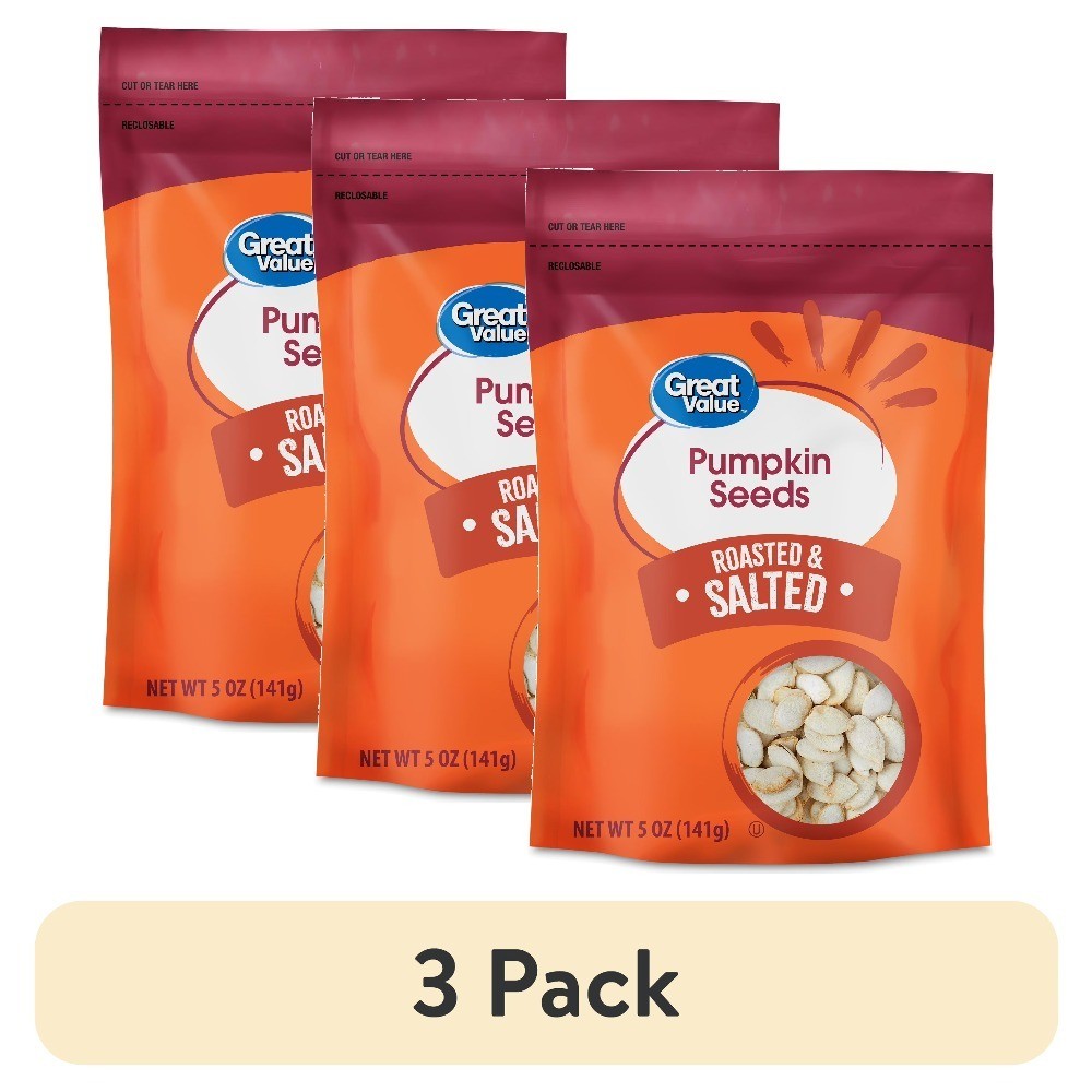Roasted & Salted Pumpkin Seeds, 5 oz (3 Pack)