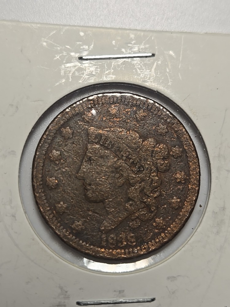 1838 Coronet Head Large Cent