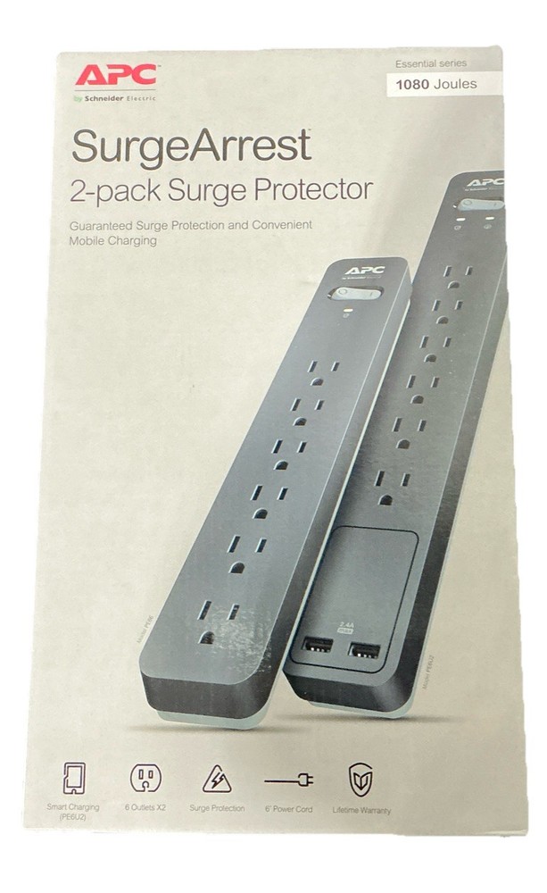 APC Surge Arrest 2-pack Surge Protector
