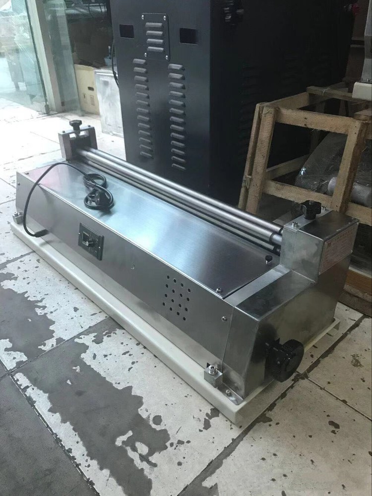 Desktop Stainless Steel Glue Machine Coating Machine Pasting Speed Regulation
