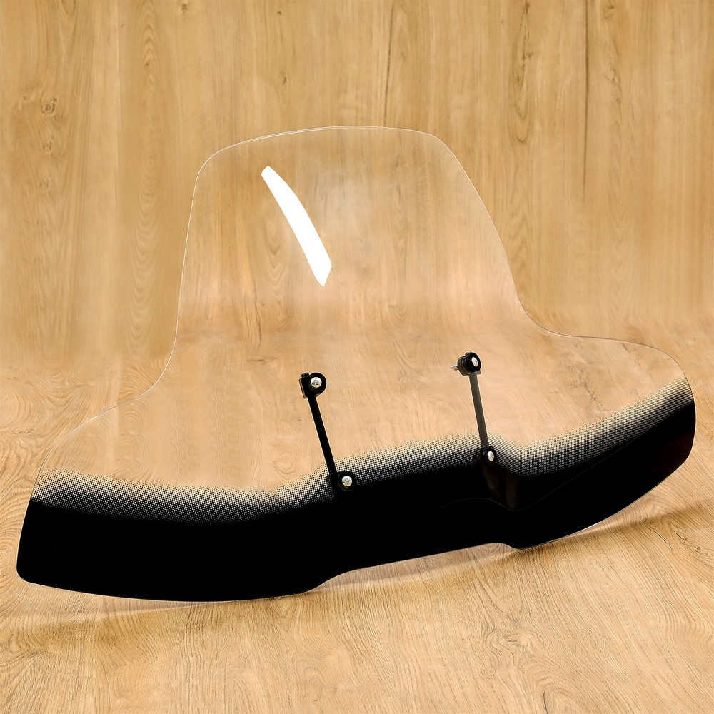 2-Tone Large Windshield Windscreen Screen Protector For ATV Motorcycle Harley