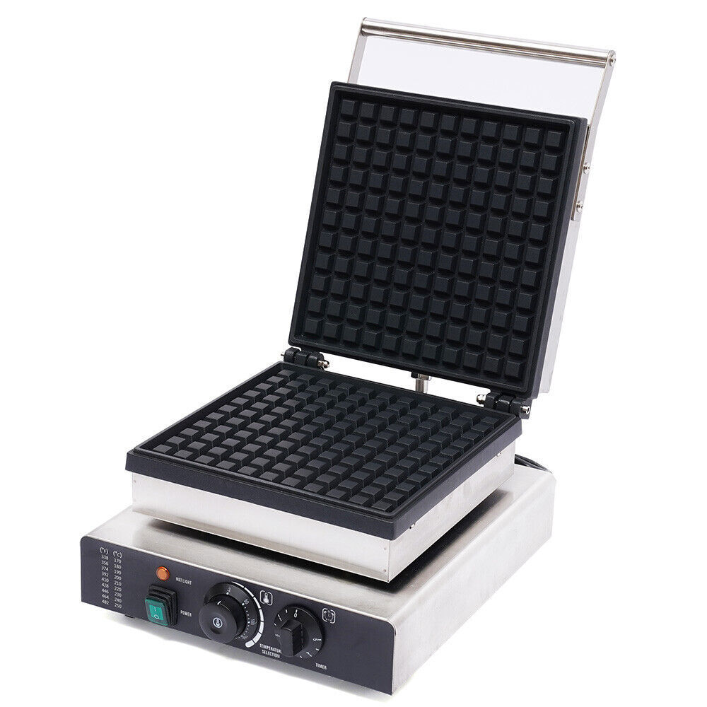 Waffle Maker Commercial Electric Machine Nonstick Square Waffle Making Machine