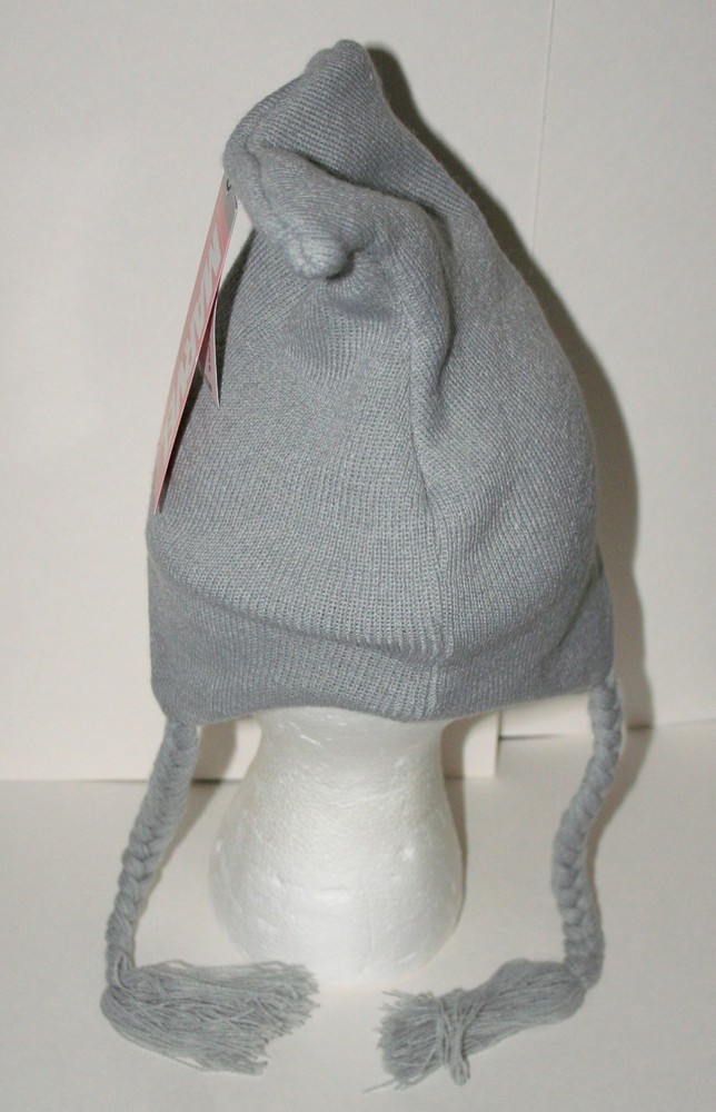 Marvel Comics Deadpool Bright Gray Laplander Winter Knit Cap Hat New OSFM