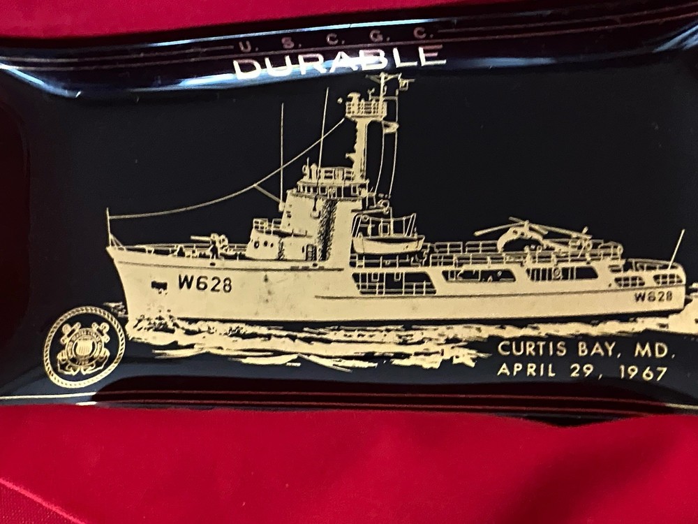 US Coast Guard Cutter Durable Glass Ash Tray
