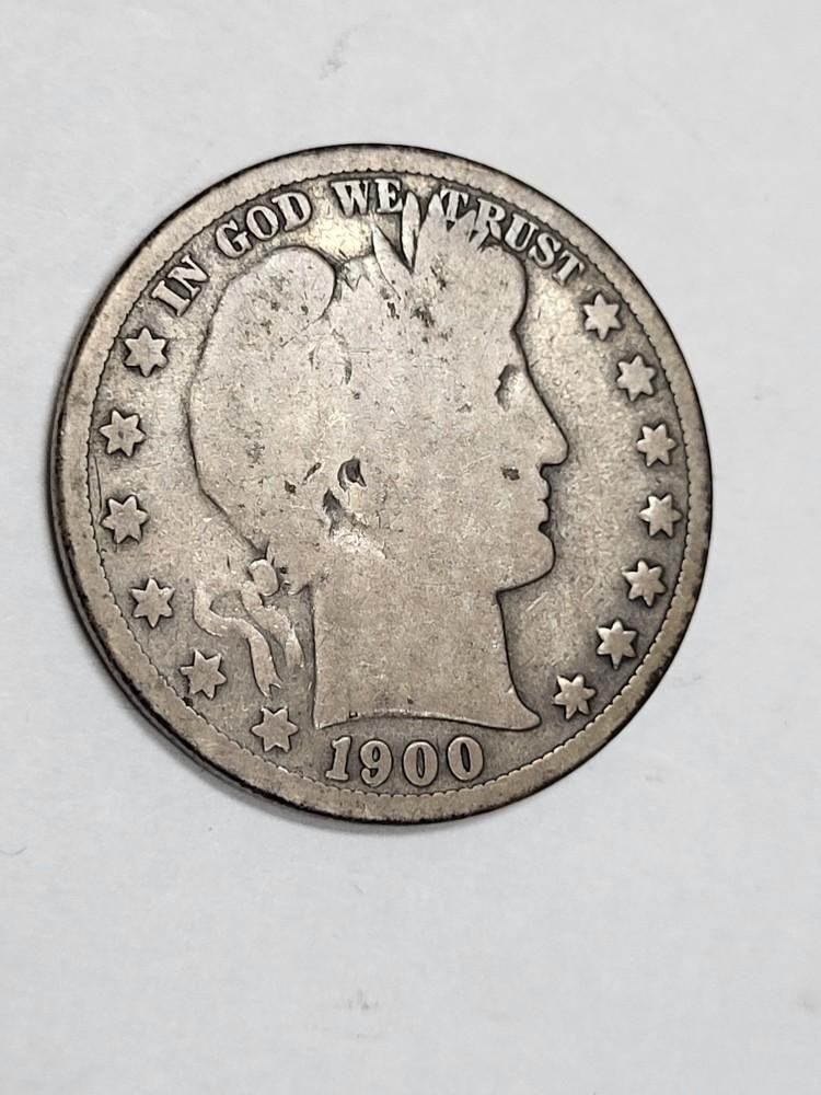 1900 S Barber Half Dollar