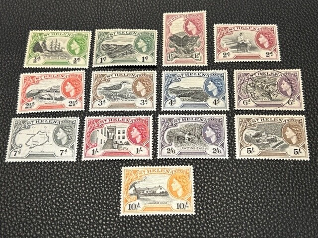 St Helena 140-152 MH (147 used)