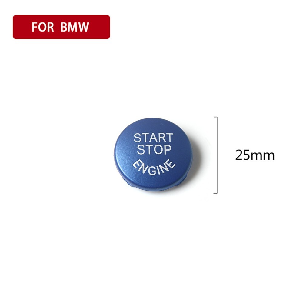 Blue Engine Start Stop Ignition Switch Button For BMW 3 Series E90 2009-2012