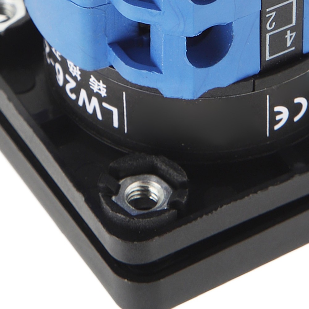 Universal 3 Position Changeover Switch Efficient Rotatory Transfer Switch For Po