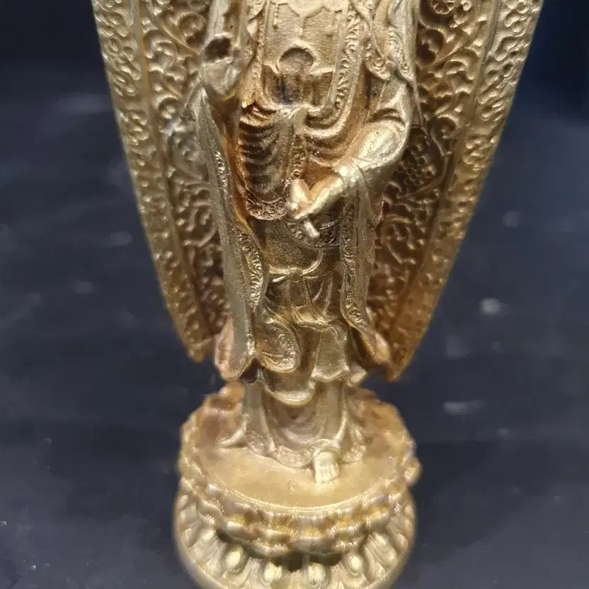 Brass Engraved Incense Holder 13cm Vintage Decorative Piece