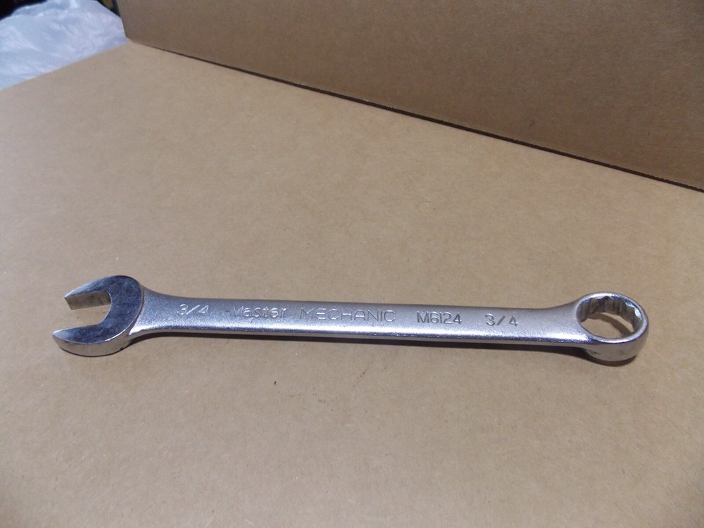 Master Mechanic Forged Alloy  3/4" Combination Wrench