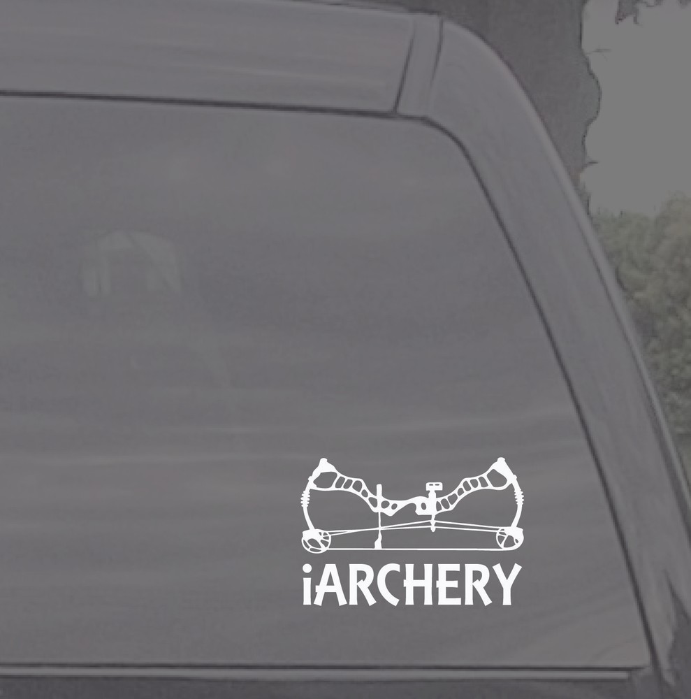 iARCHERY compound bow vinyl graphic decal sticker