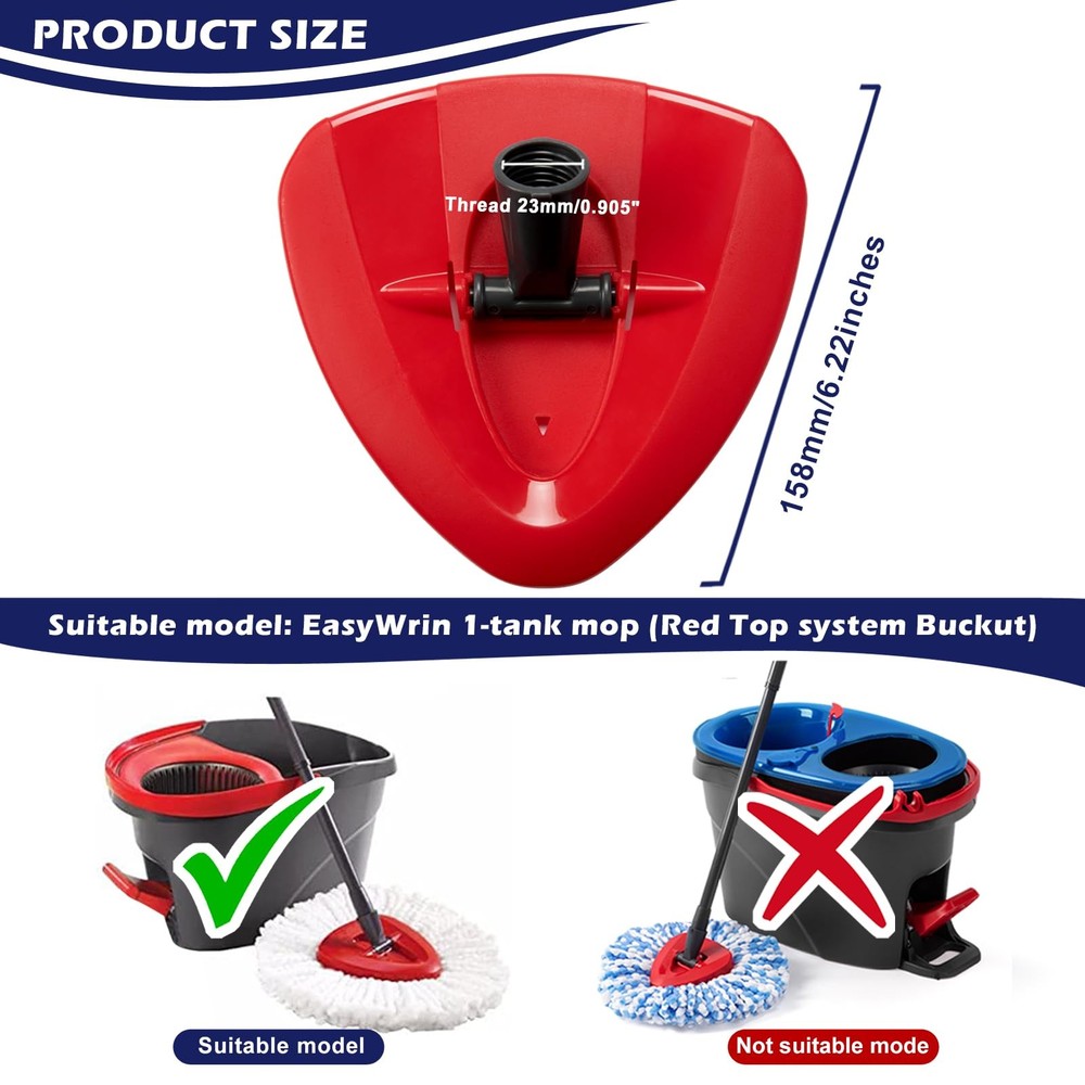 Spin Mop Replacement Base Ocedar EasyWring 1 Tank System Compatible Mop Head