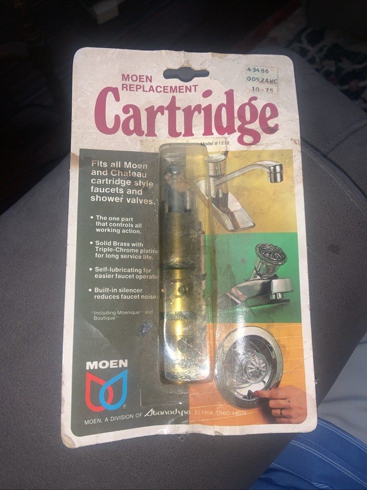 NEW Vintage OEM Moen Solid Brass Replacement Cartridge model 1212