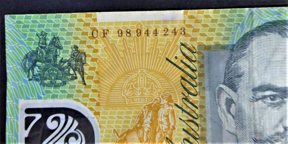 AUSTRALIAN RARE $100 Macfarlane/Evans 1998 LAST PREFIX CF-98944243 BANK NOTE