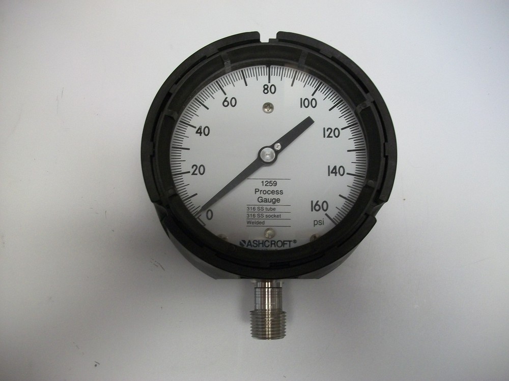 Ashcroft 1259 Process Gauge 316Ss Tube Socket Welded 160Psi