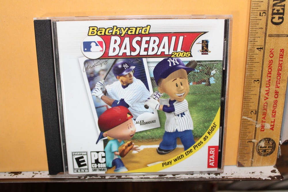 Backyard Baseball 2005 PC CD-ROM Alex Rodriguez Atari