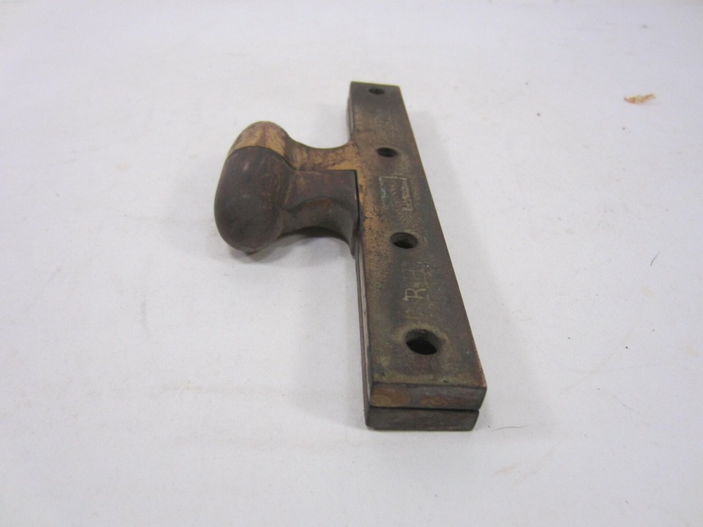 Antique Russwin Brass Olive Knuckle Hinge