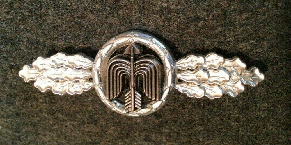 GERMAN LUFTWAFFE FLYING CLASP – DAY FIGHTER - SHORT RANGE - SILVER - 1957