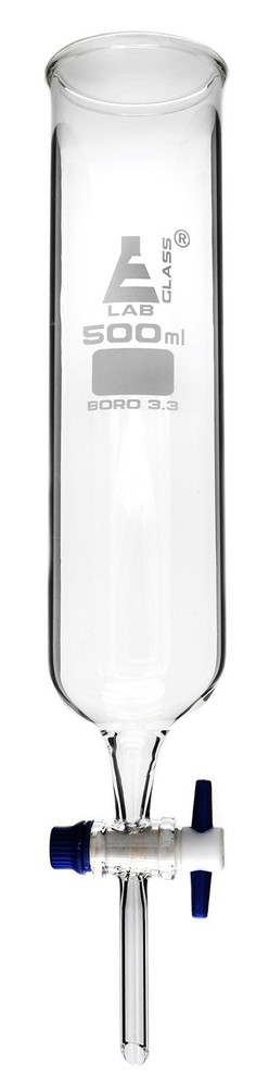 EISCO 500mL Dropping Funnel with Laboratory Support Stand - Includes Glass Dr...