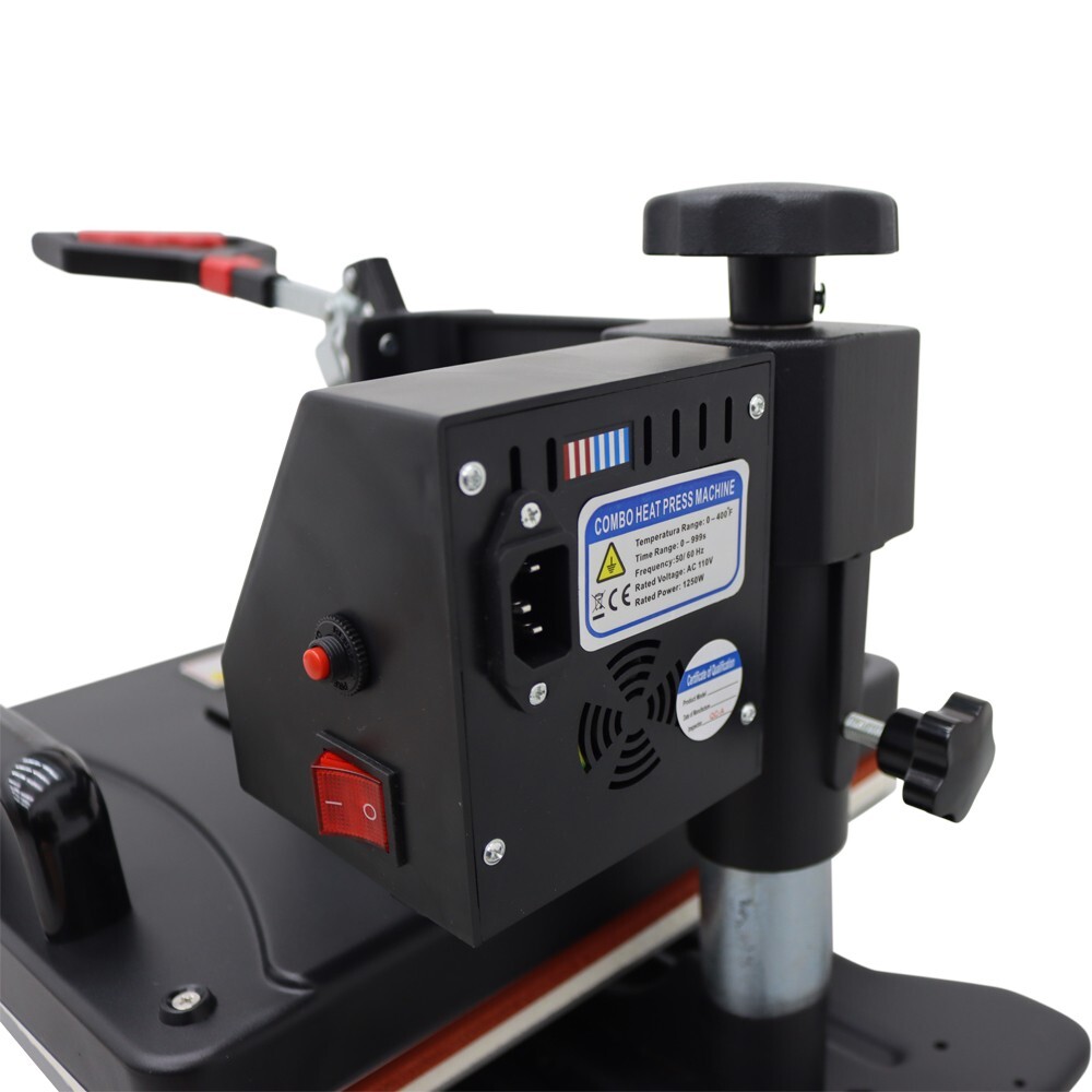 6 in 1 Heat Press Machine 110V Multi-function Transfer Sublimation Mug Hat Plate