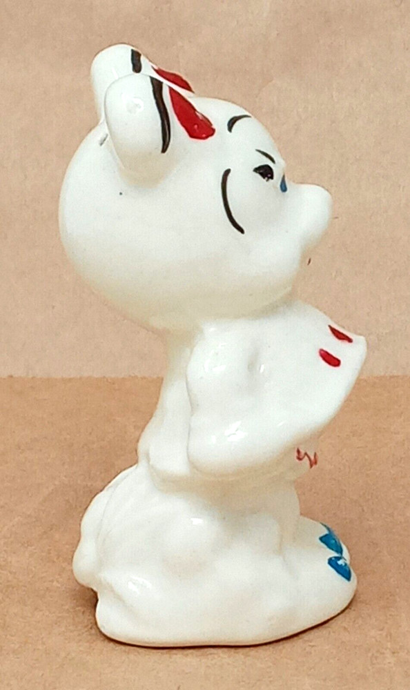 Shawnee Pottery Minnie Mouse Shaker single Cold Painted Ceramic 1950s