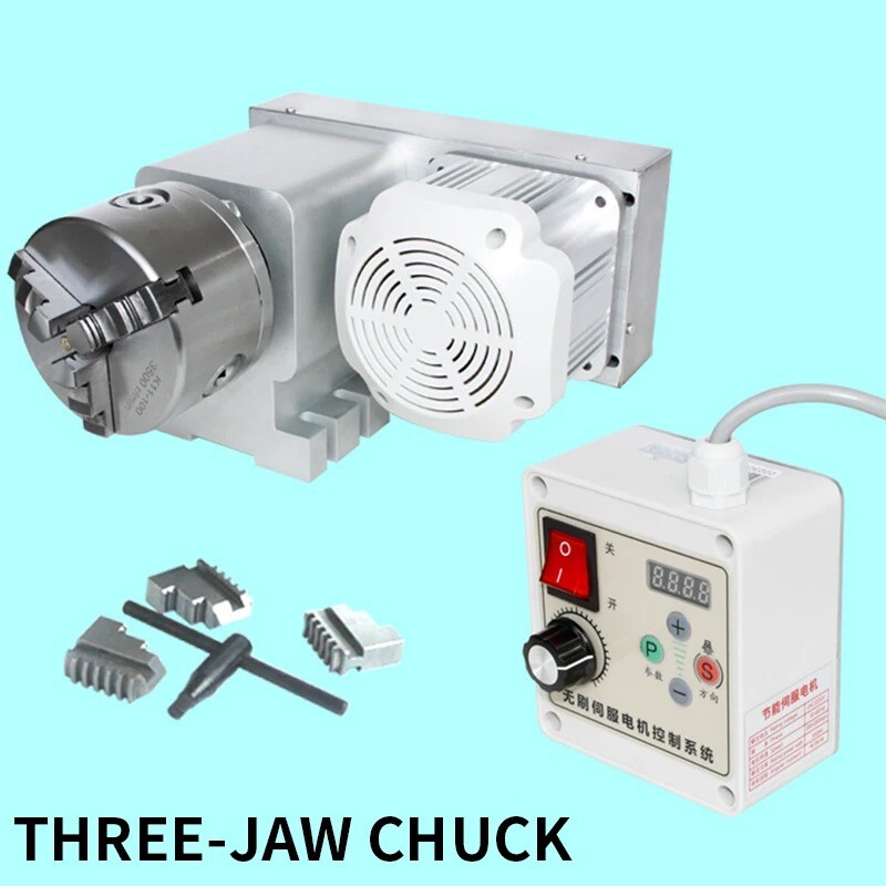 Adjustable Speed Fourth Axis (A-axis, Rotating Axis, CNC Indexing Head)